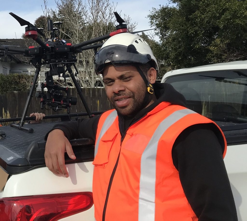 land surveyor Maika - aerialsmiths nz